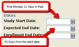 QTP Enrollment Enter Dates