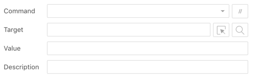 Selenium IDE Test Control Panel